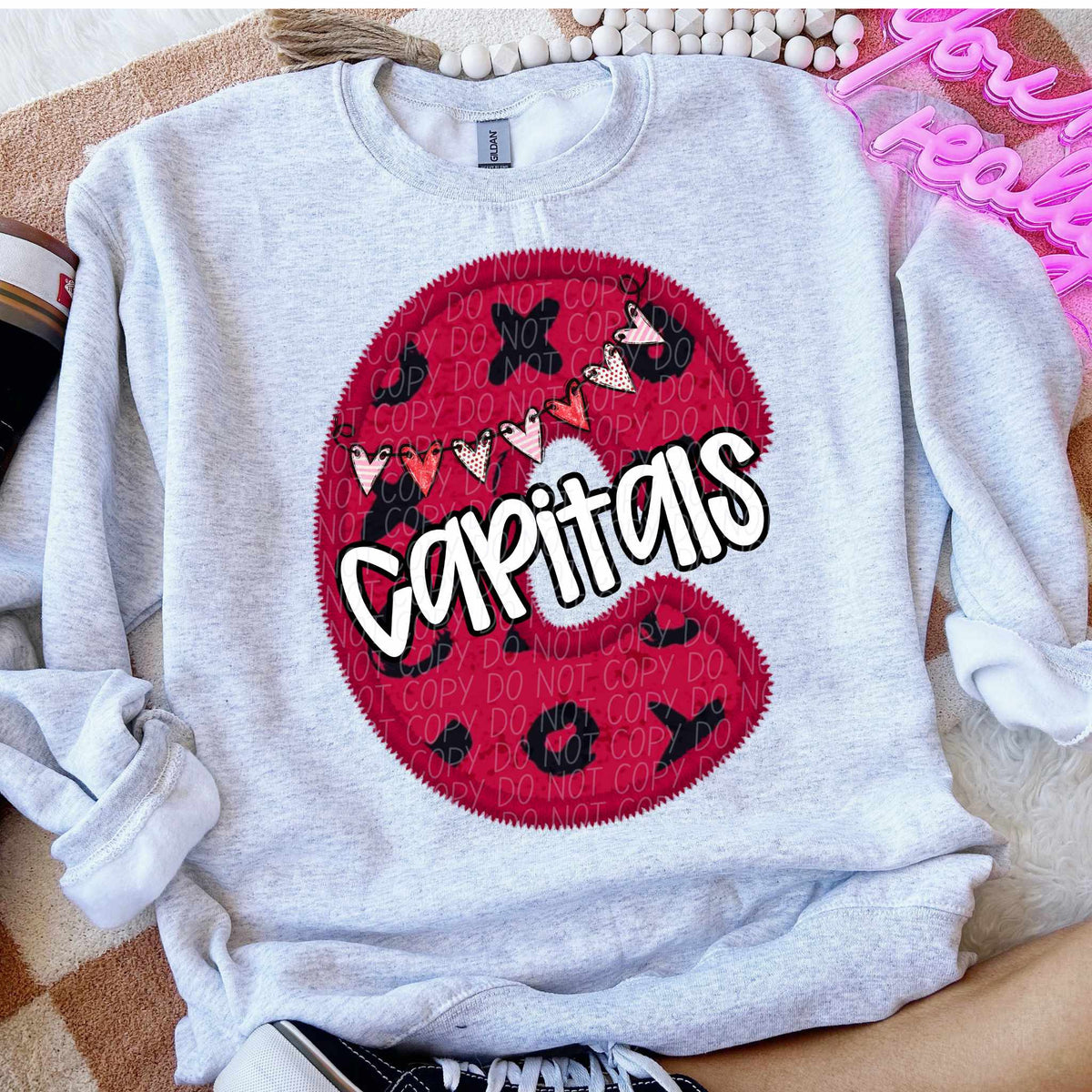 C capitals valentine (CITY) 77967 DTF transfer