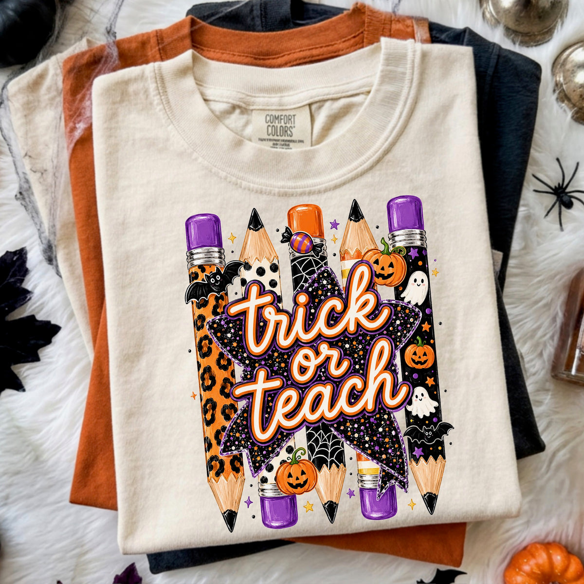 Trick or teach Sunday Special DTF transfer