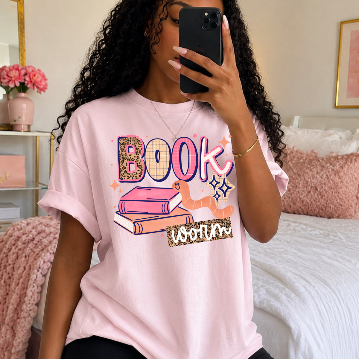 Book Worm (CSC) DTF Transfer