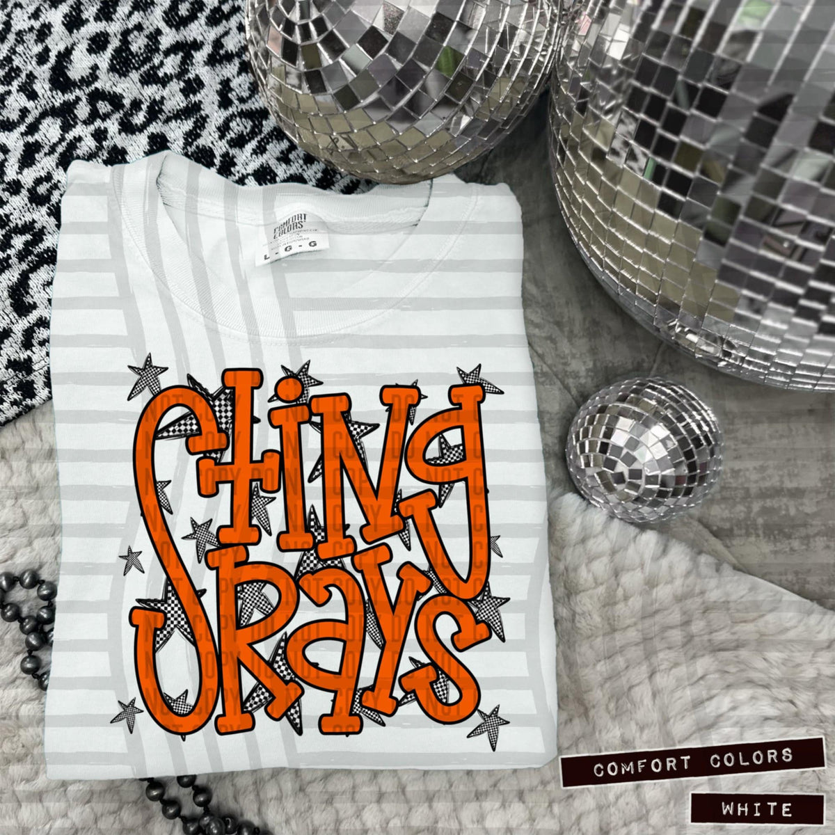 Orange Staggered Mascots (Caplinger)