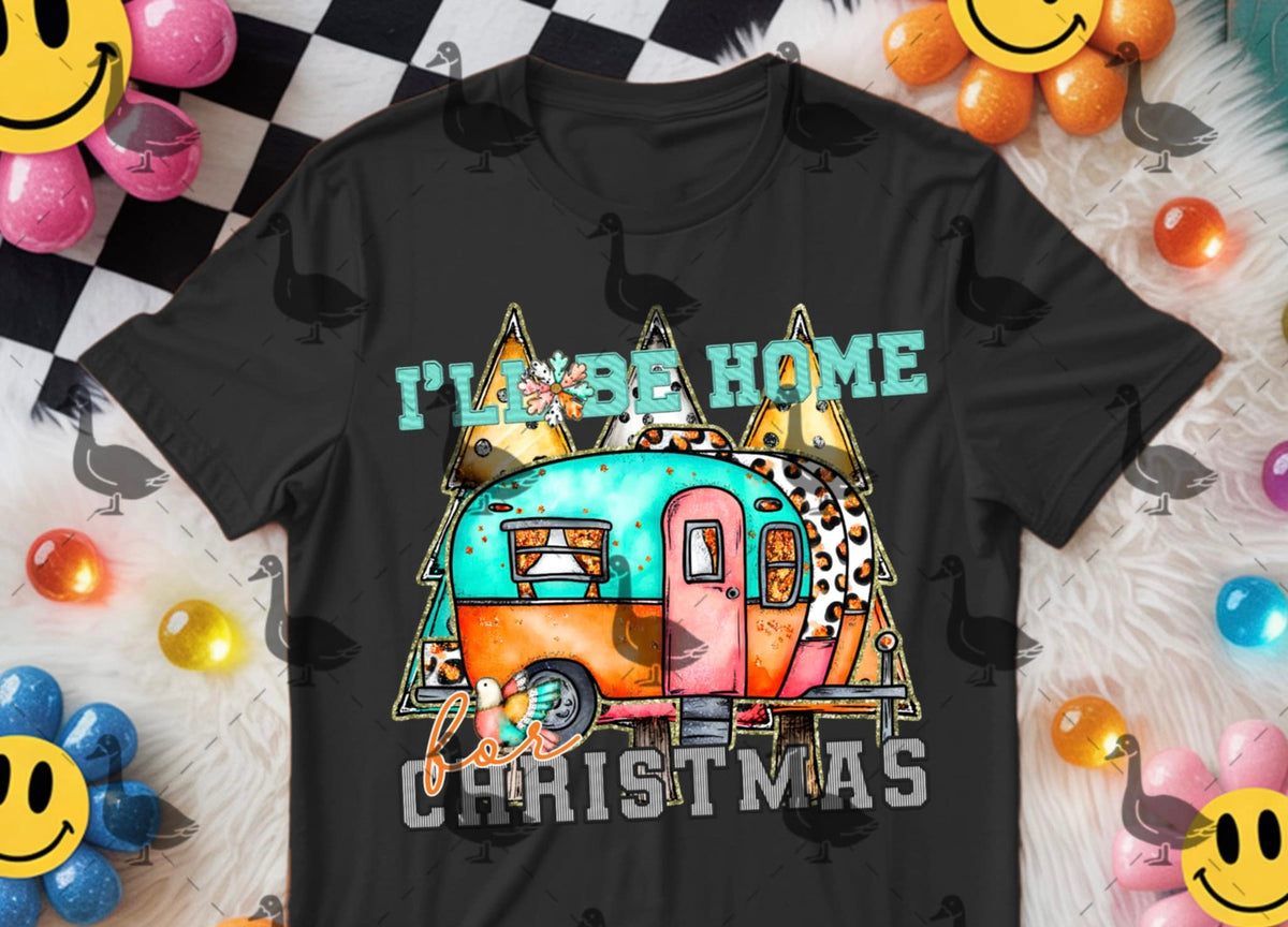 I’ll be home for Christmas camper 109291 DTF transfer