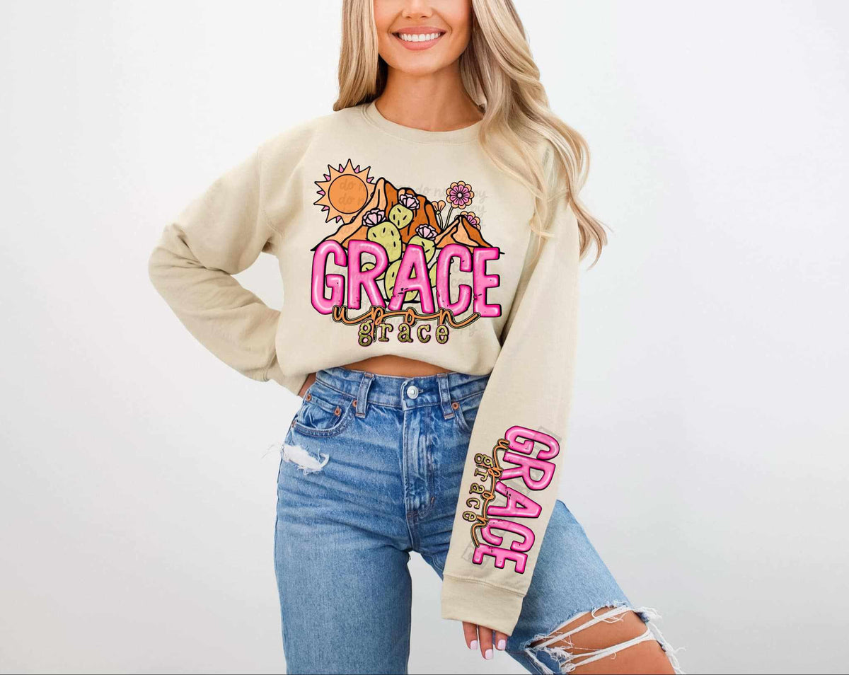 Grace upon Grace FRONT 84794 DTF transfer