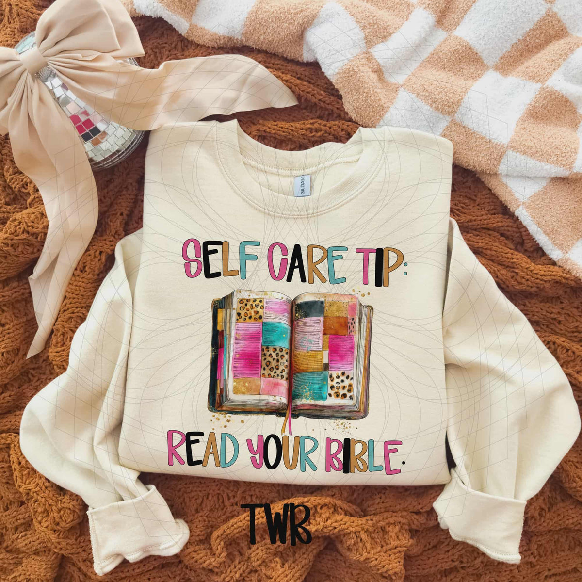 Self care tip read your bible (SSD) DTF TRANSFER