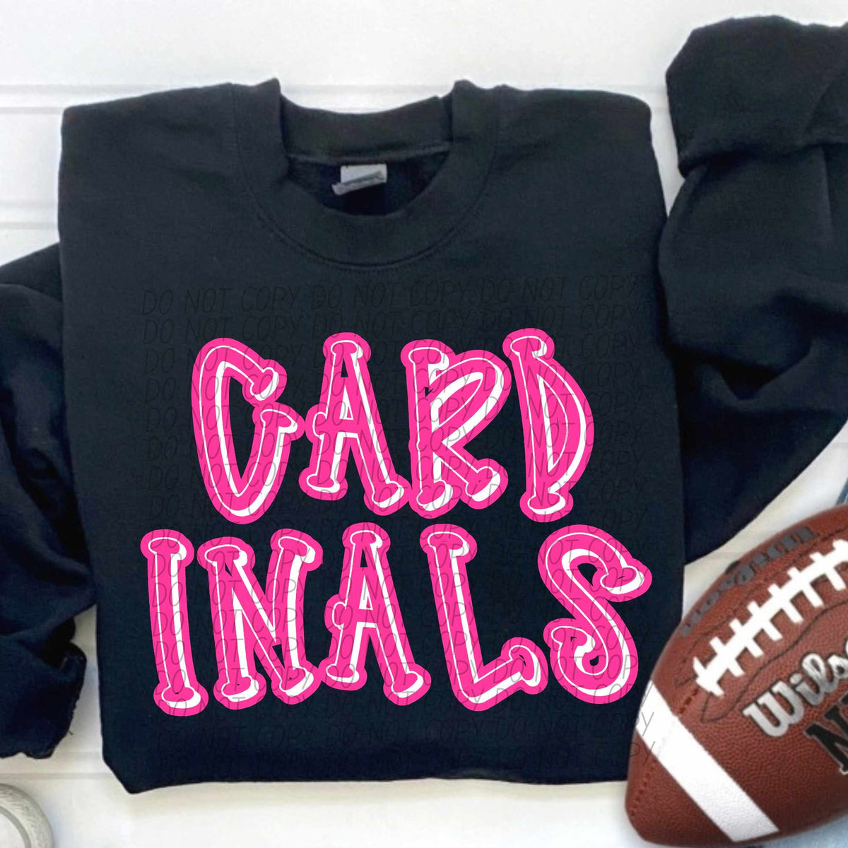 Cardinals hot pink 55313 DTF transfer