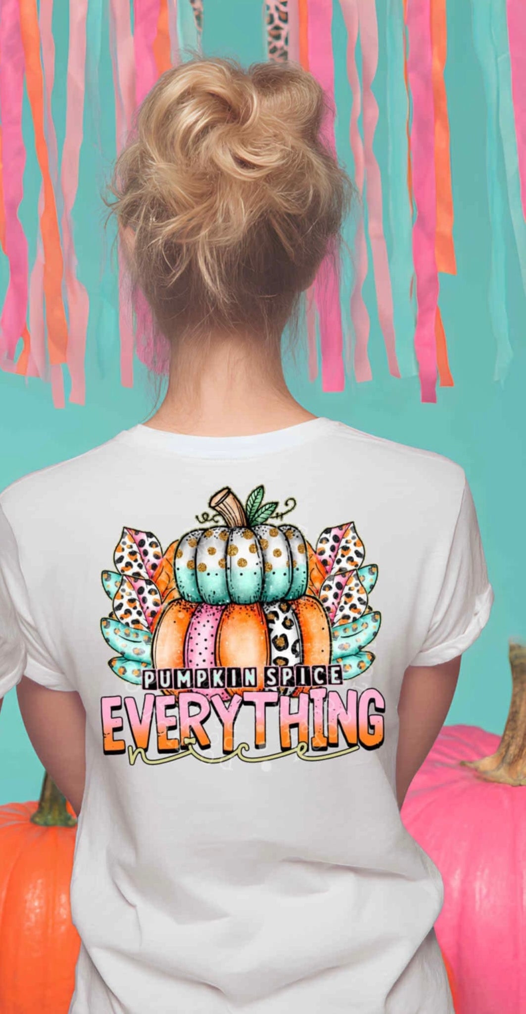 Pumpkin spice everything nice BACK 106449 DTF transfer
