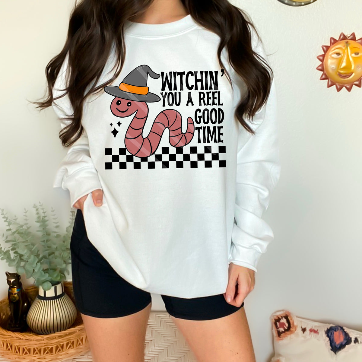 Witchin You a real good time worm 110660 DTF transfer