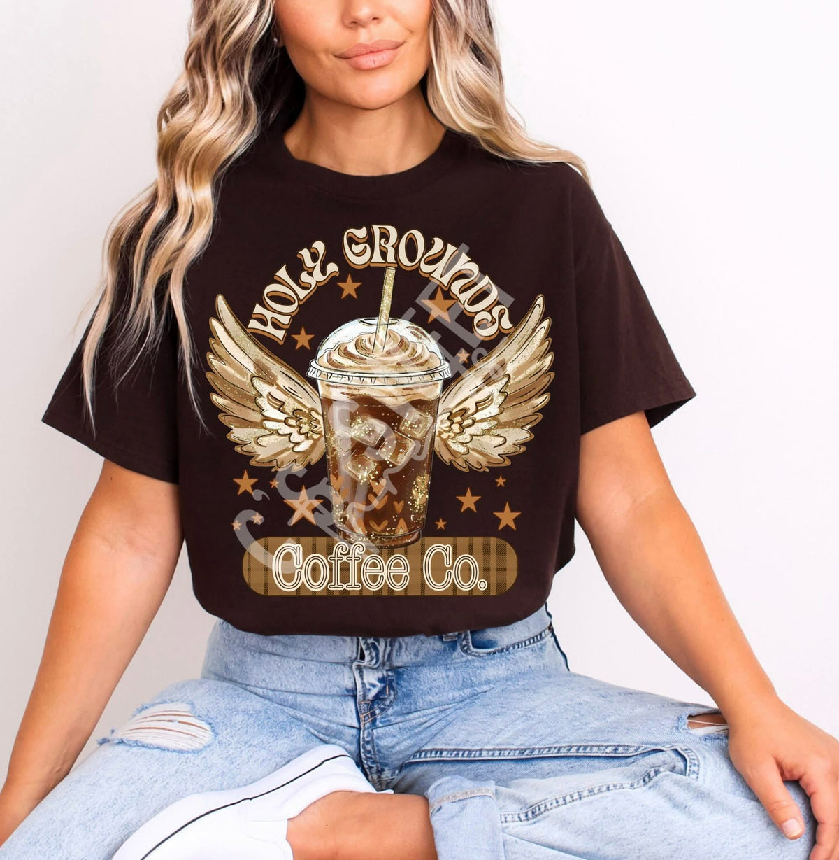 Holy Grounds Coffee Co (c’s) DTF Transfer