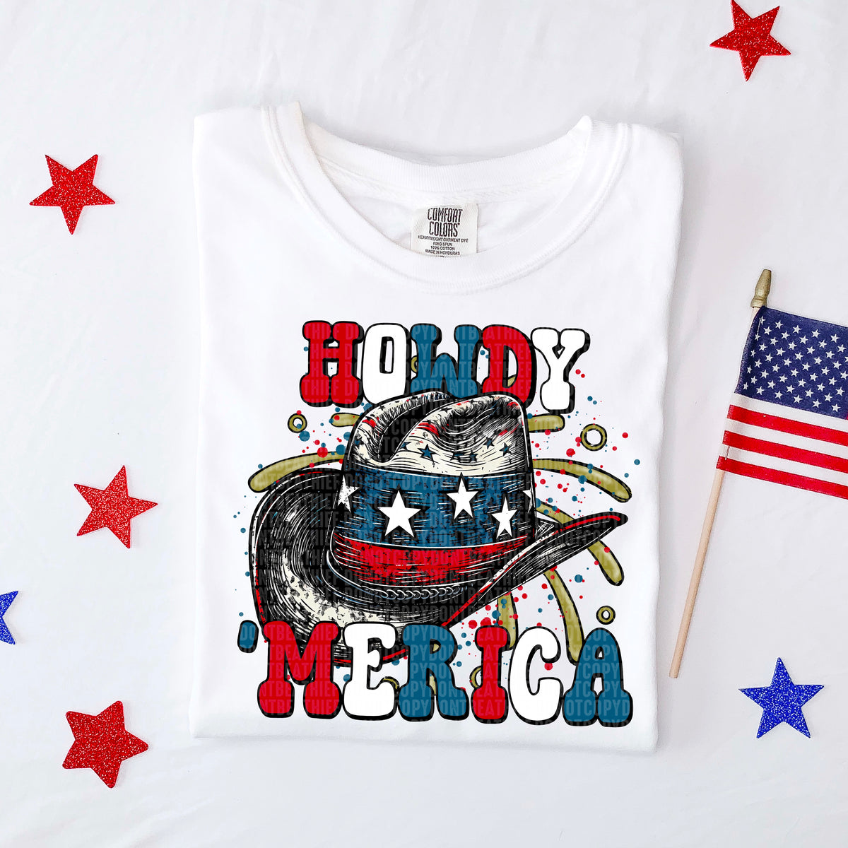 Howdy Merica 103711 DTF transfer