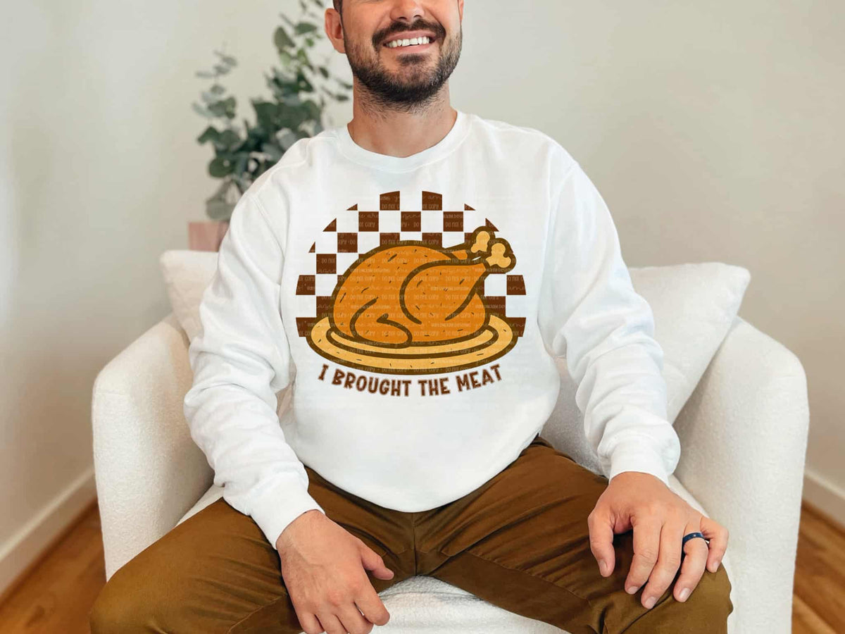 I Brought the meat turkey (UD) DTF transfer