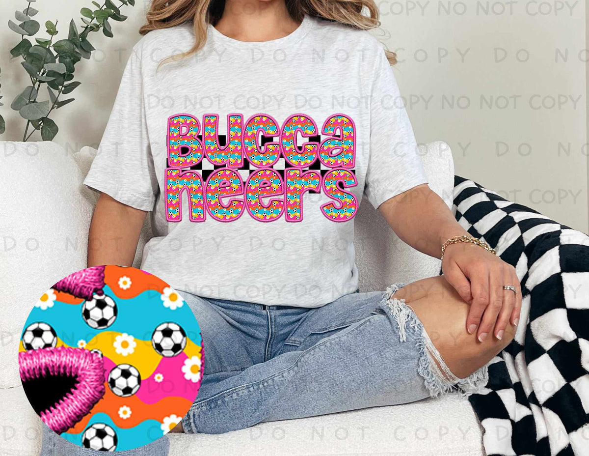 Buccaneers colorful soccer filled (caplinger) 77473 DTF transfer