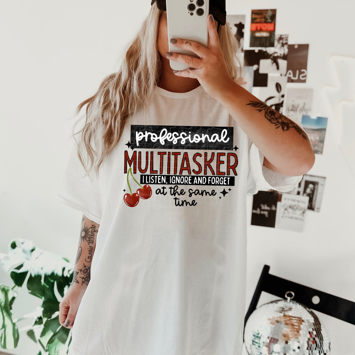 Professional Multitasker BLACK (CSC) DTF Transfer