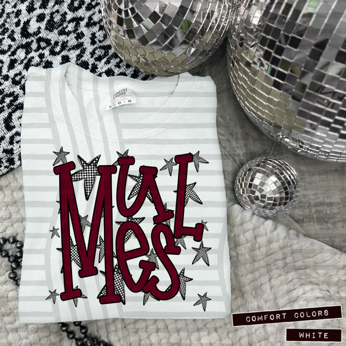 Maroon Staggered Mascots (Caplinger)