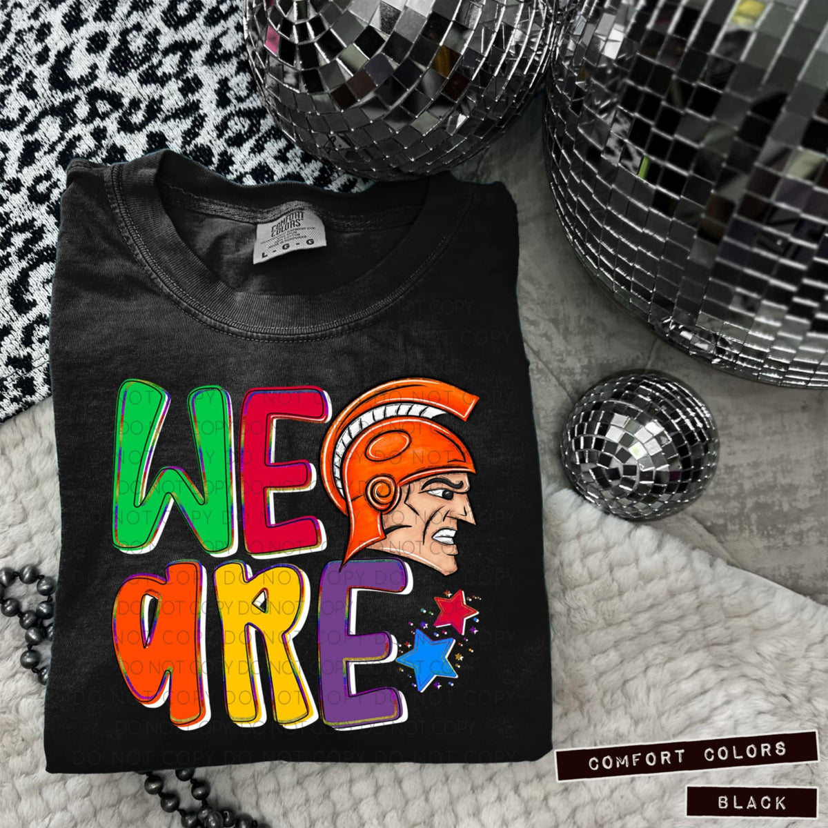We are Trojans orange (Caplinger) 100782 DTF transfer
