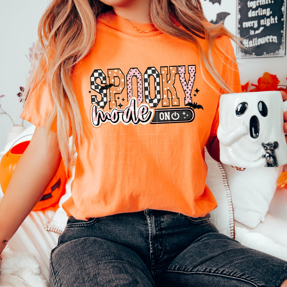 Spooky Mode On (CSC) DTF transfer