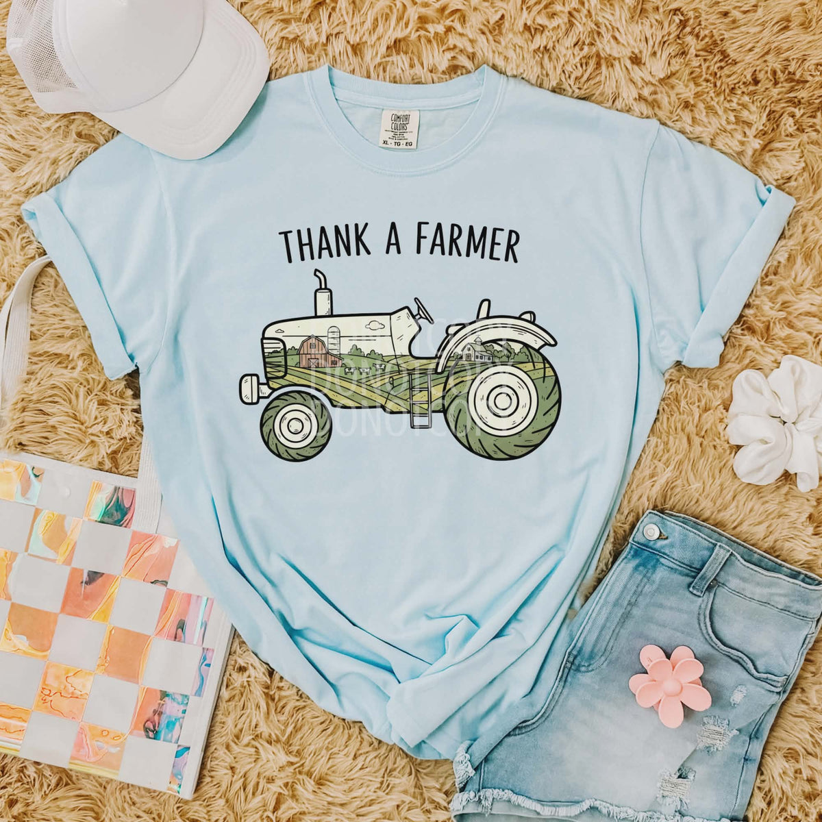 Thank a farmer tractor (CSG) DTF Transfer