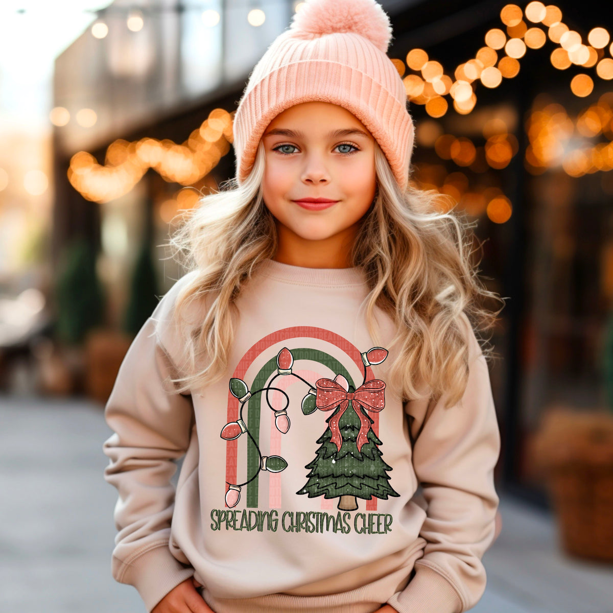 Spreading Christmas cheer rainbow (SDD) 67444 DTF transfer