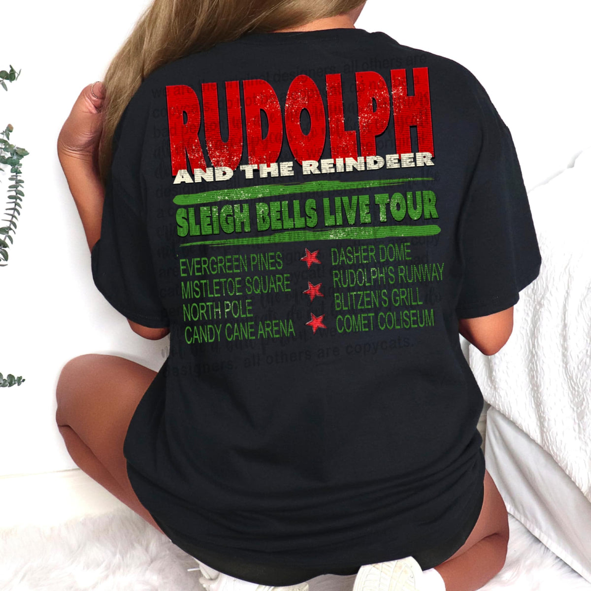 Reindeer Tour back (TTD) DTF Transfer