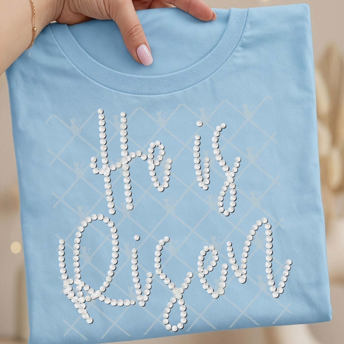 He is risen faux beads (TTD) DTF Transfer