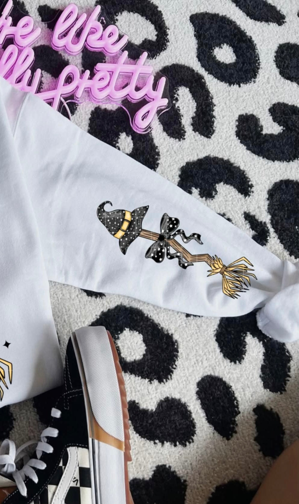 Yes i can drive a stick broom sleeve (Linda) DTF Transfer