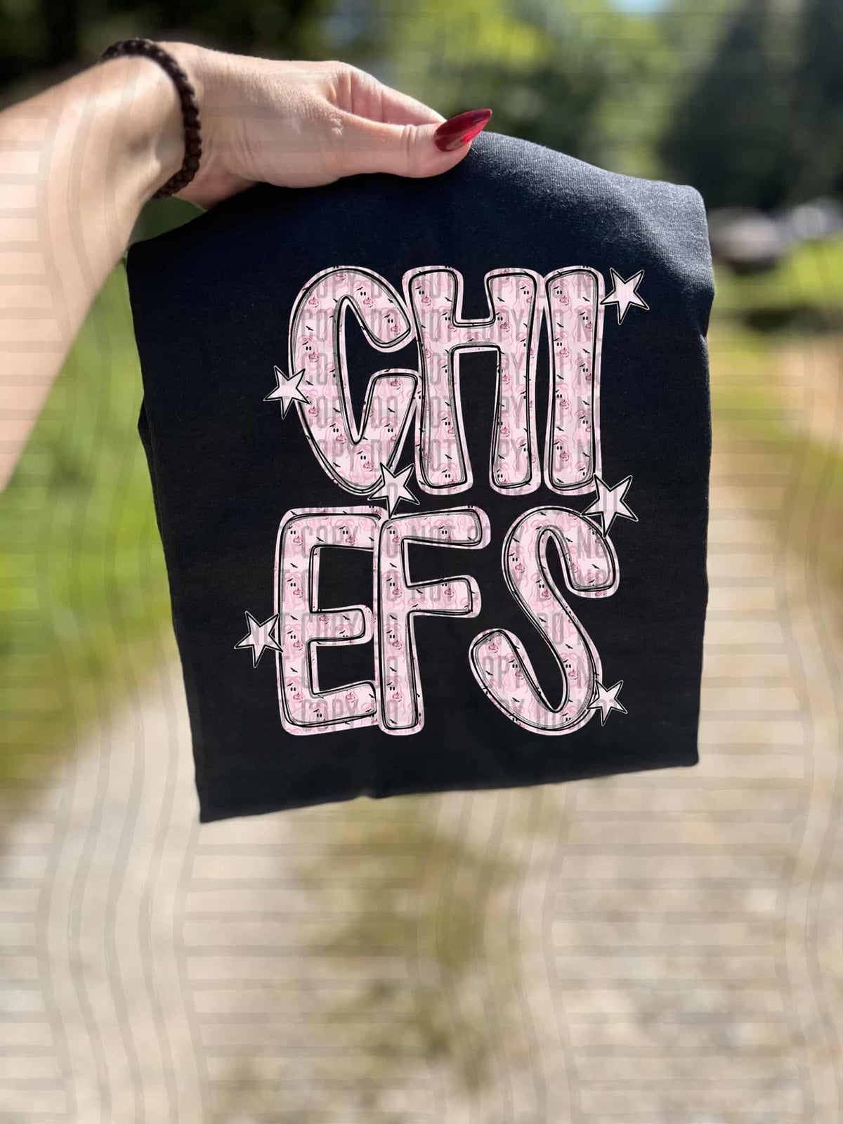 Cheifs Mascot ghost (caplinger) DTF transfer