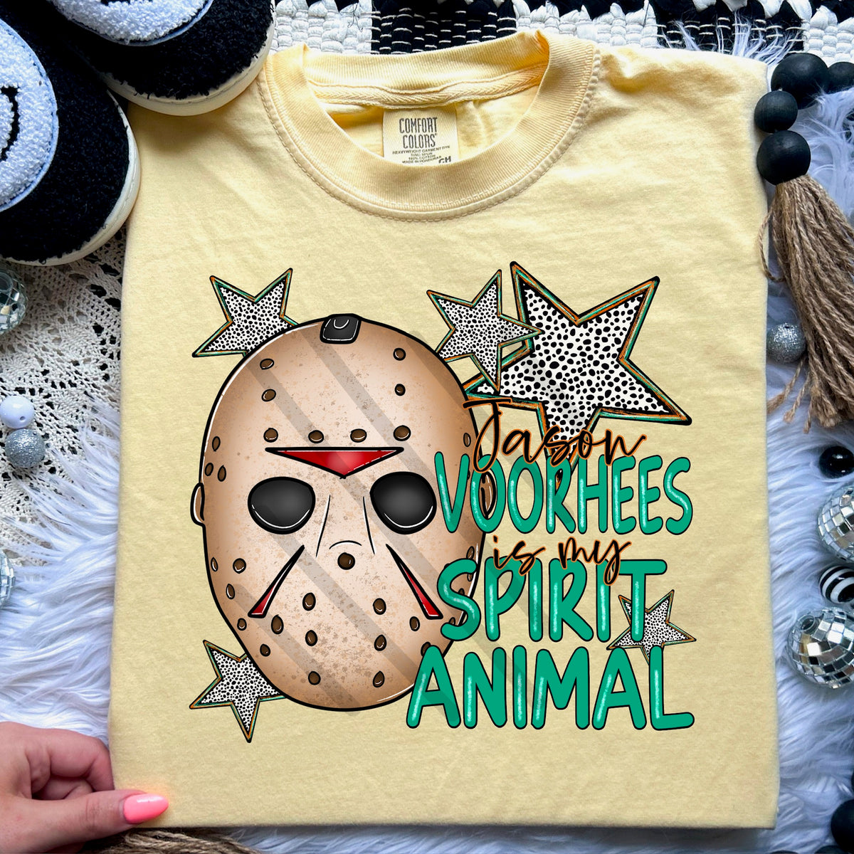 Mask spirit animal (sarcastic momma) 113726 DTF transfer