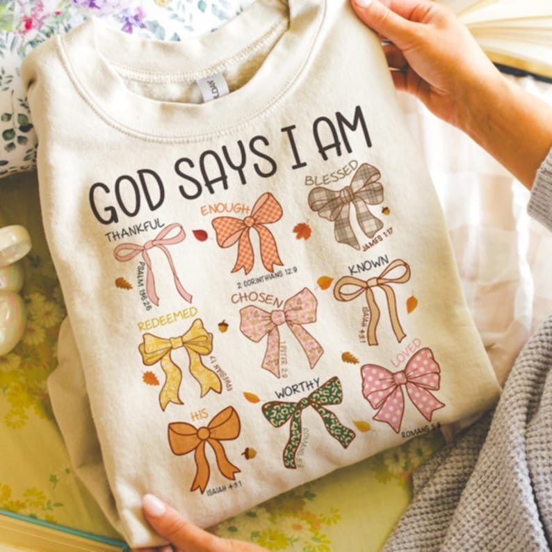 God Says I am fall edition DTF transfers