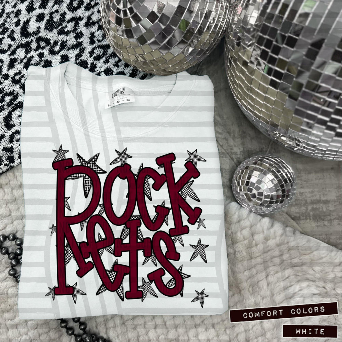 Maroon Staggered Mascots (Caplinger)