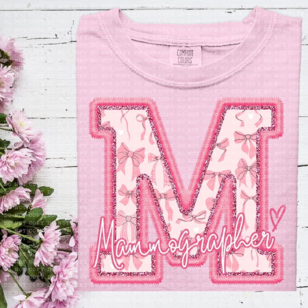 M mammographer coquette (ECHT) 93524 DTF transfer