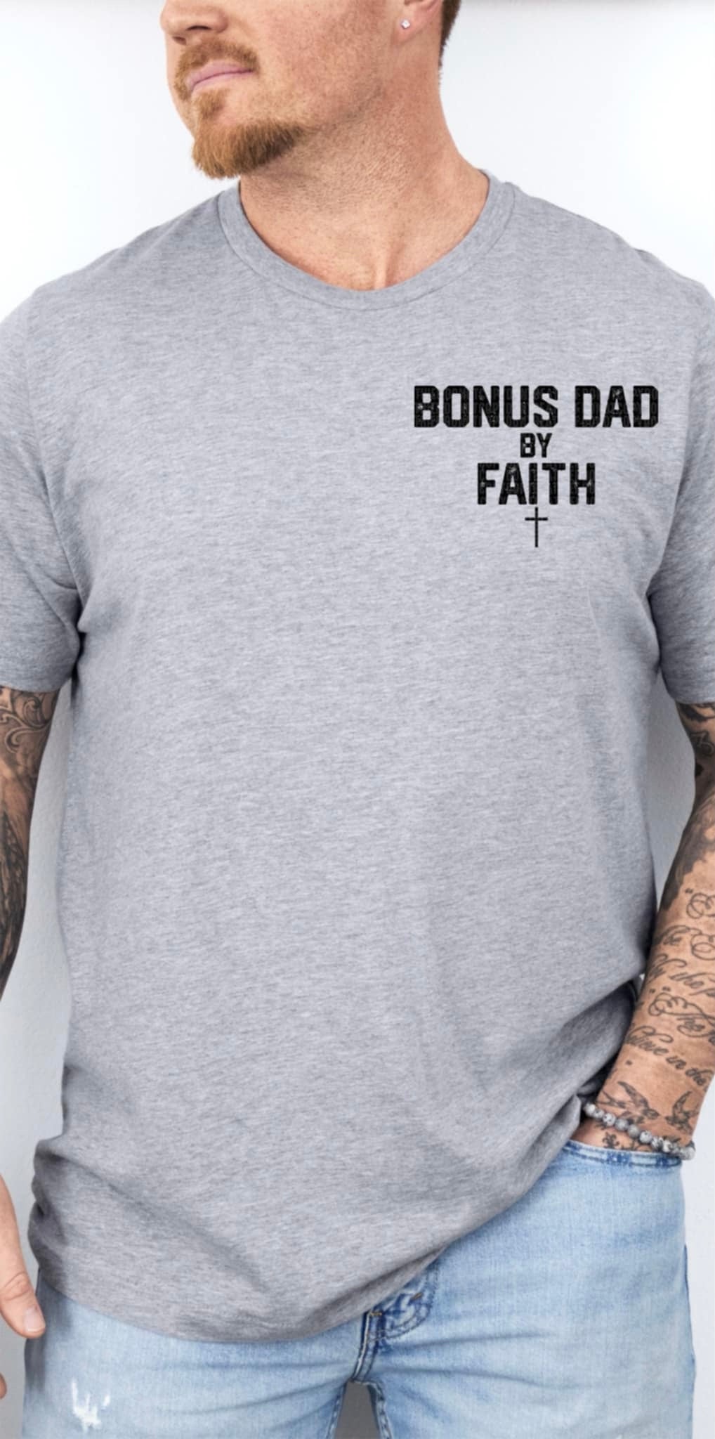Bonus dad by faith (SDD) 99276 DTF transfer