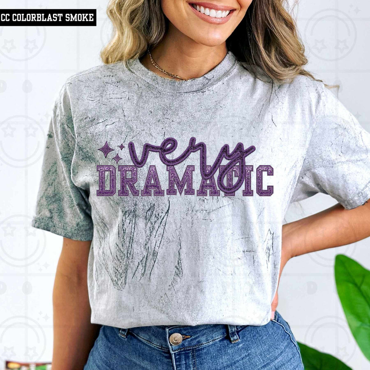 Very dramatic purple (HW) 79387 DTF transfer