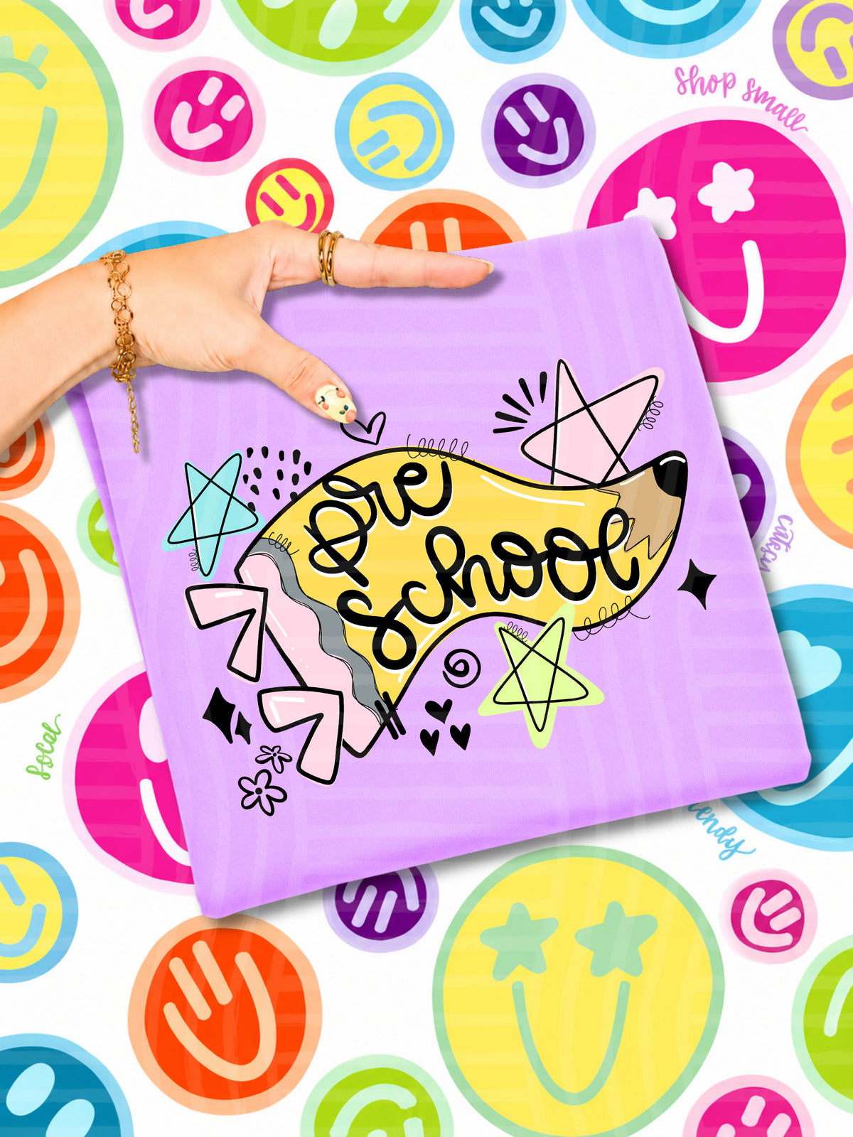 pre school pencil (Caplinger) DTF Transfer