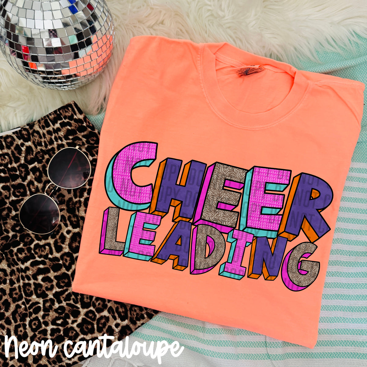 cheer leading purple block (caplinger) DTF transfer