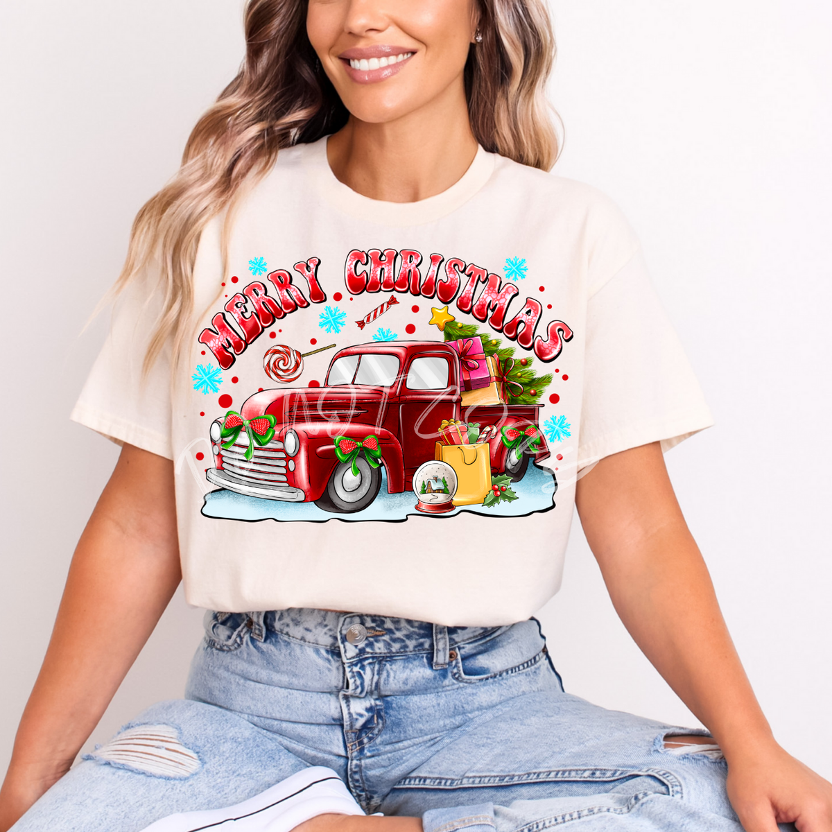 Merry Christmas (RD) DTF Transfer