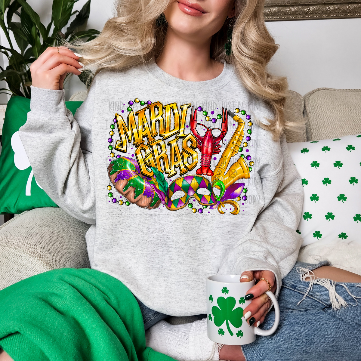 Mardi Gras King Cake (RD) 78886 DTF Transfer