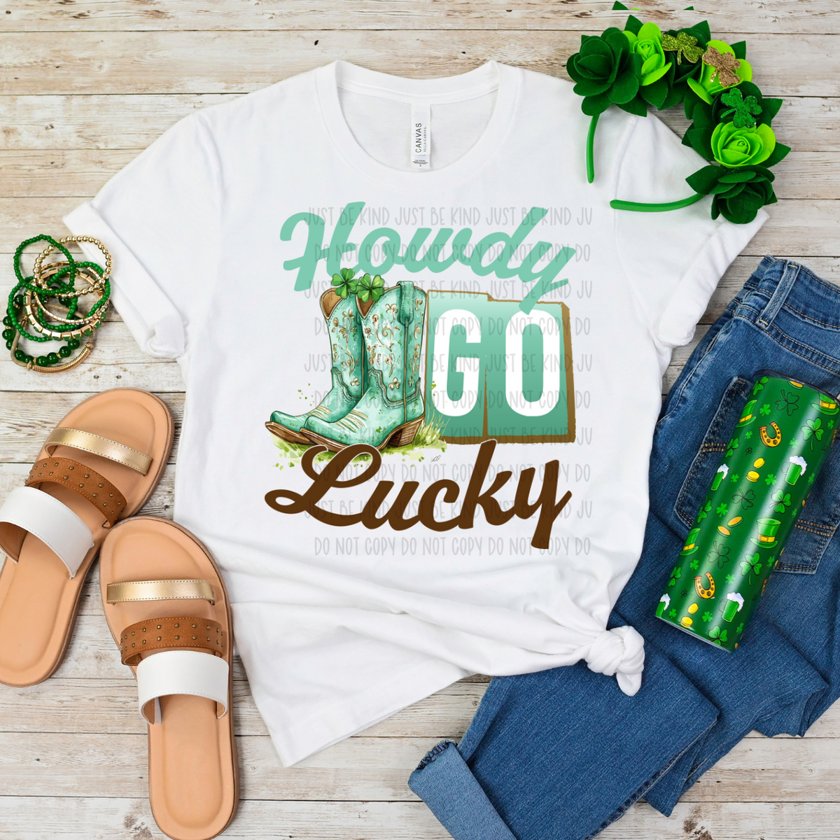Howdy Go Lucky Light Green (KPI) 83555 DTF Transfer
