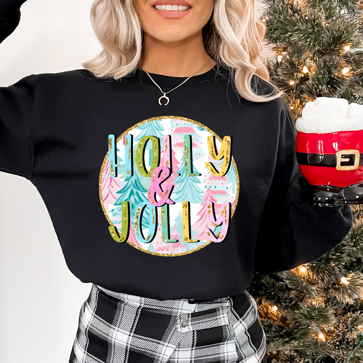 Holly & Jolly DTF Transfer