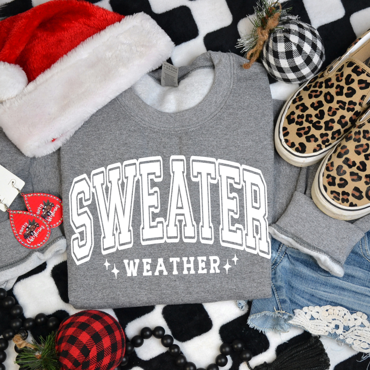 Sweater Weather (WHITE) 68241 DTF Transfer