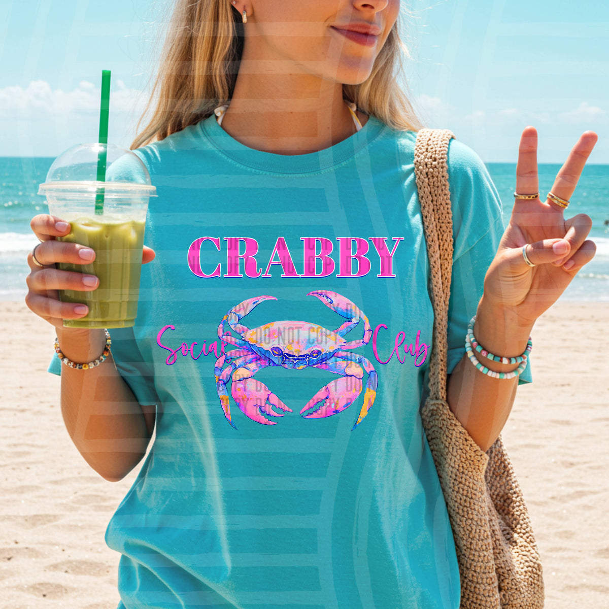 crabby social club (caplinger) DTF transfer