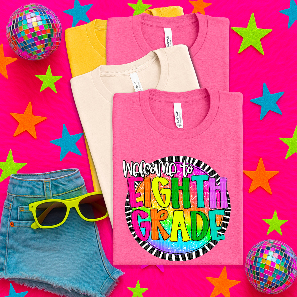 Welcome To Eighth Grade - Girl 104539 DTF transfer