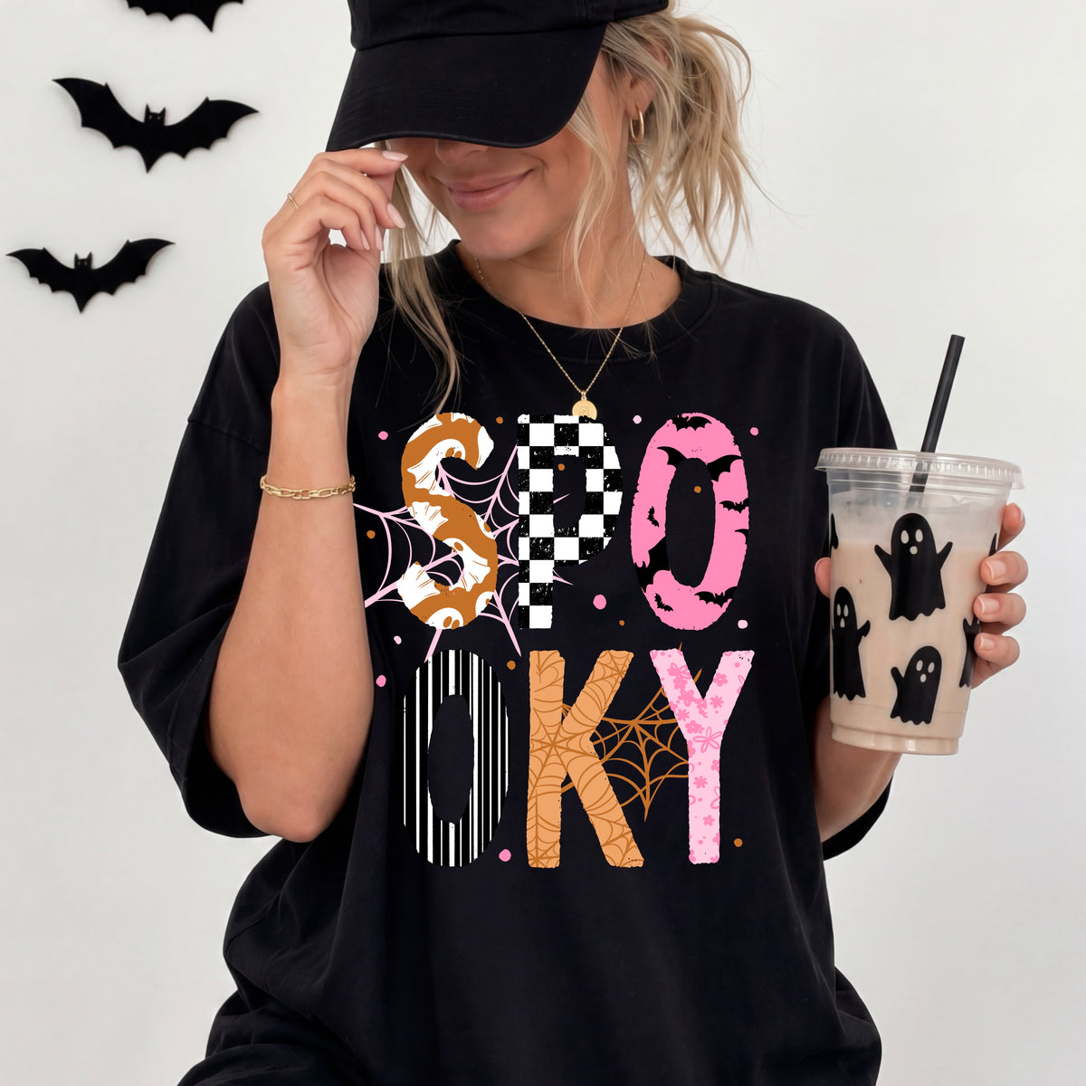 Spooky pattern font (CSC) DTF Transfer