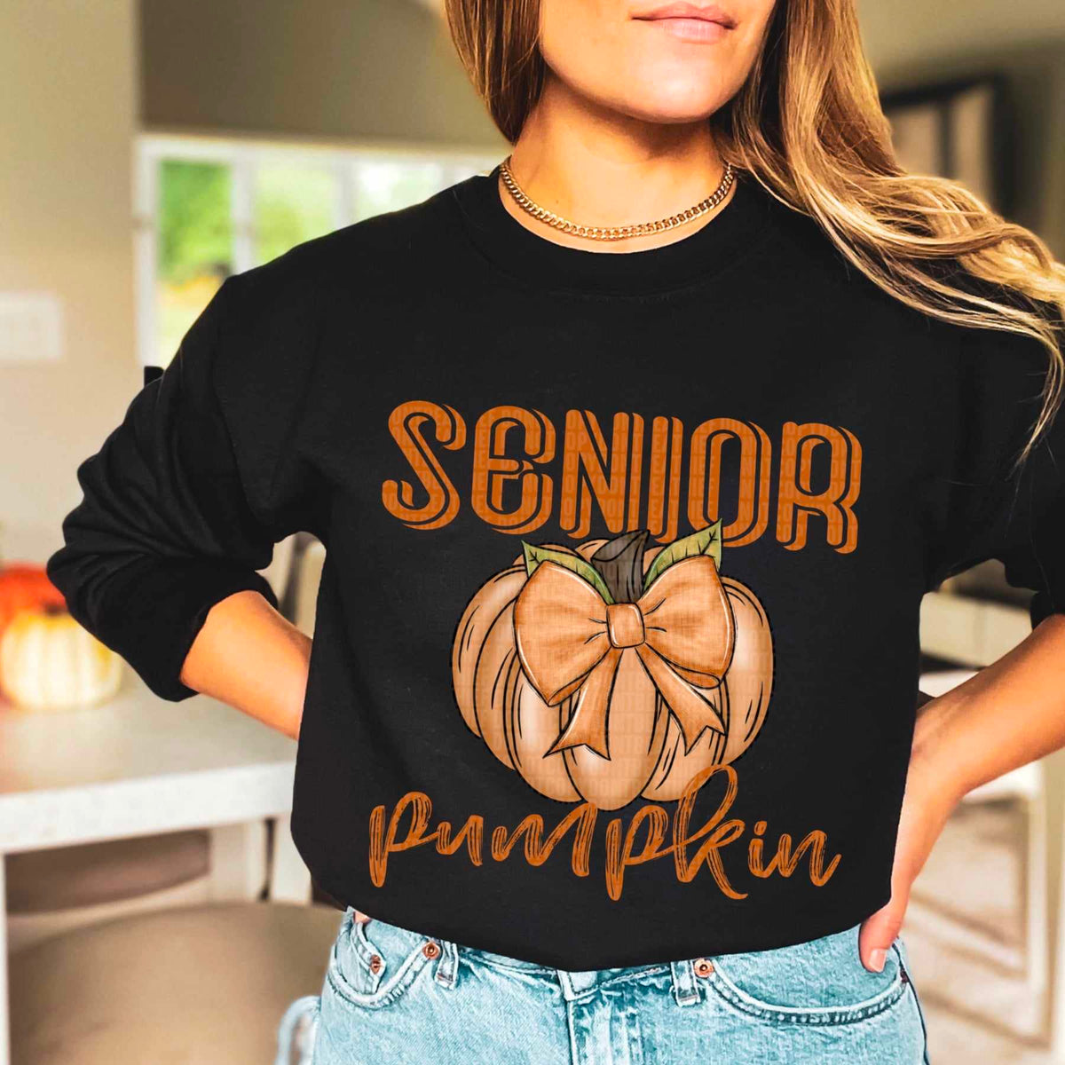 Senior pumpkin 53523 DTF transfer