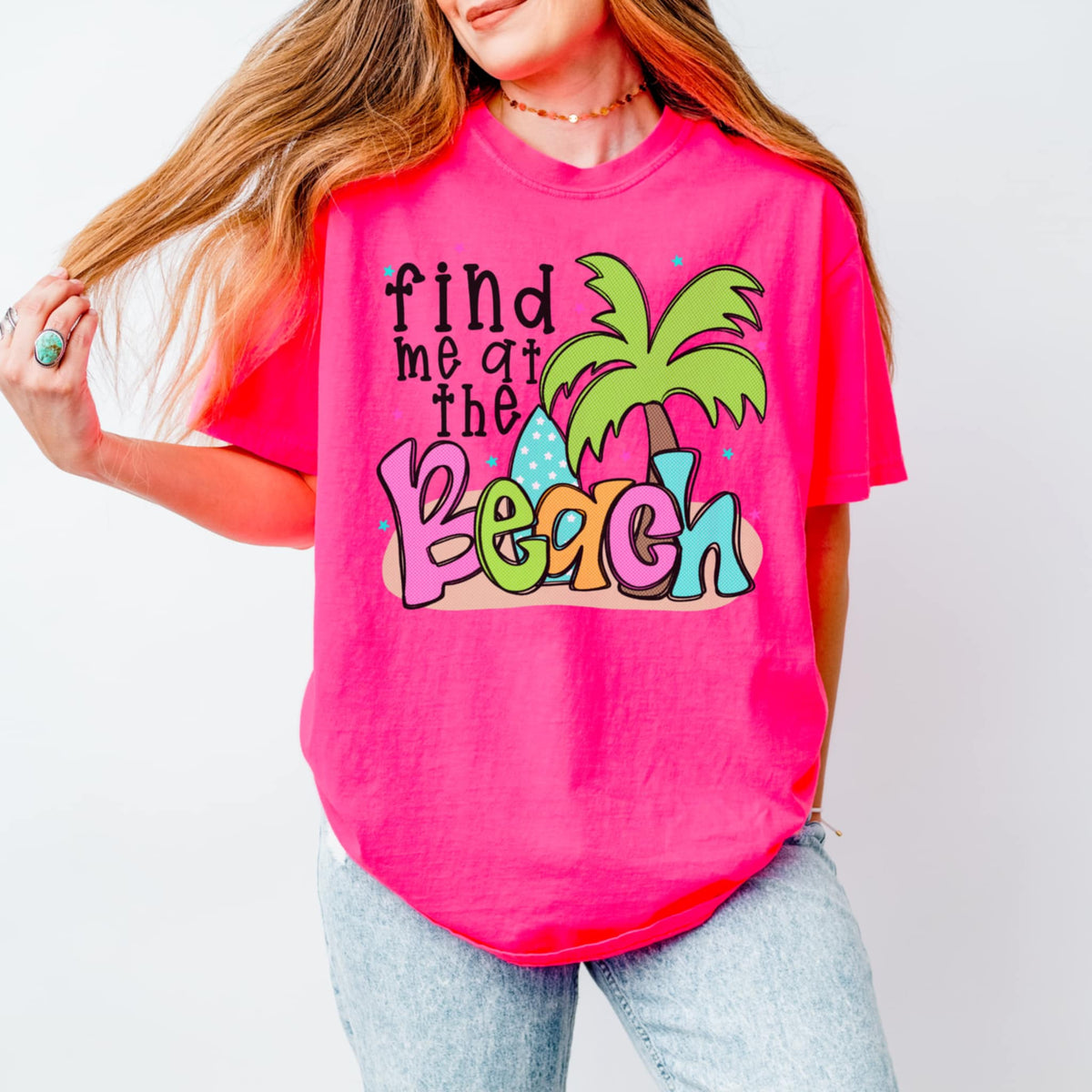 Find me at the beach (SAL) 96378 DTF transfer