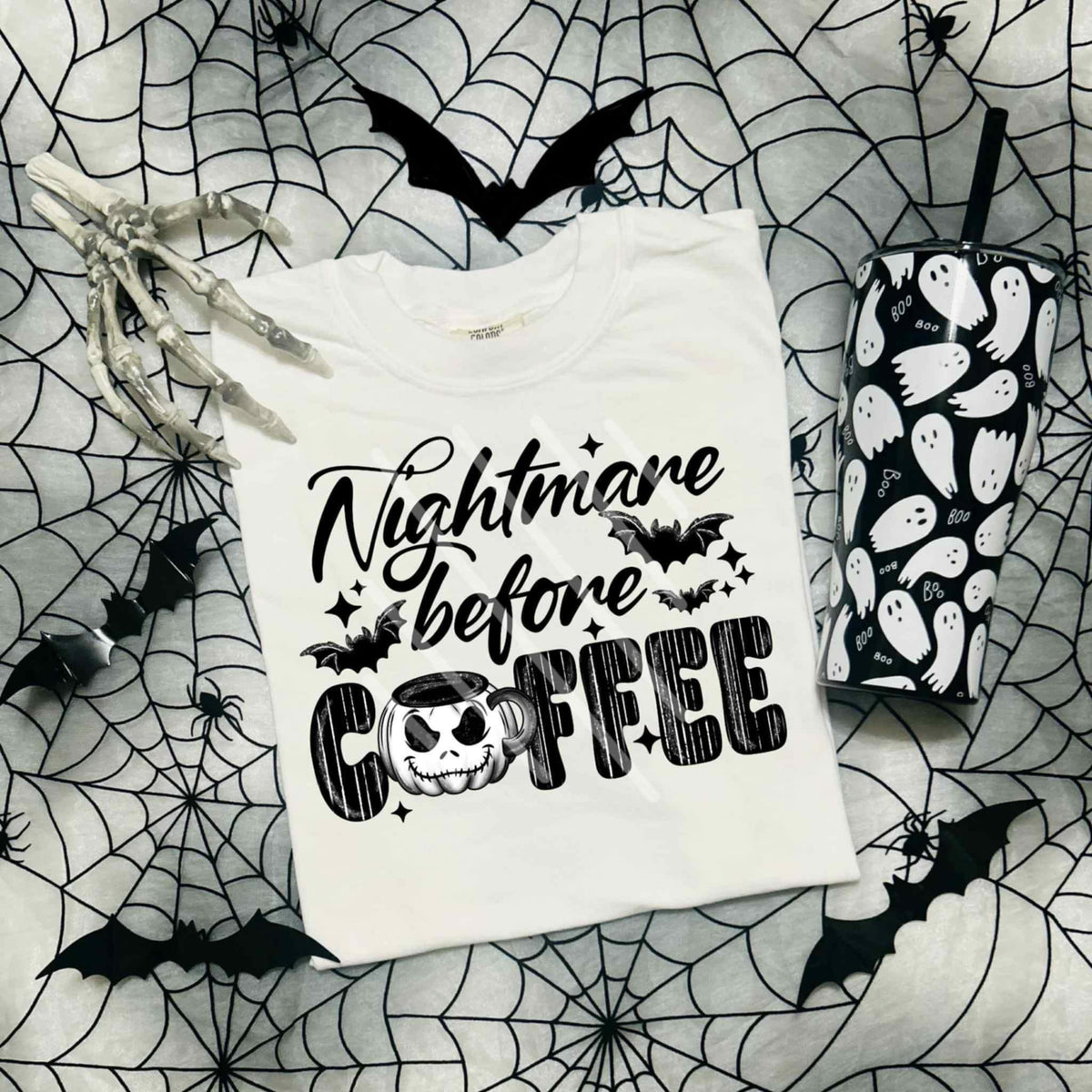 Nightmare before coffee 107355 DTF transfer