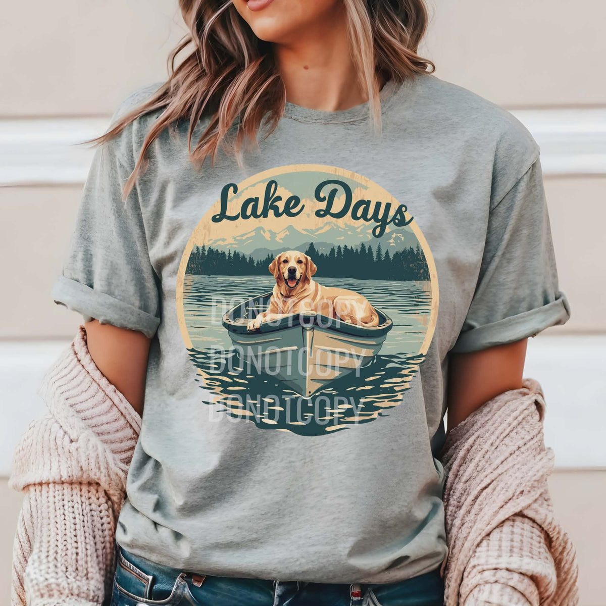 Lake days dog (CSG) DTF Transfer
