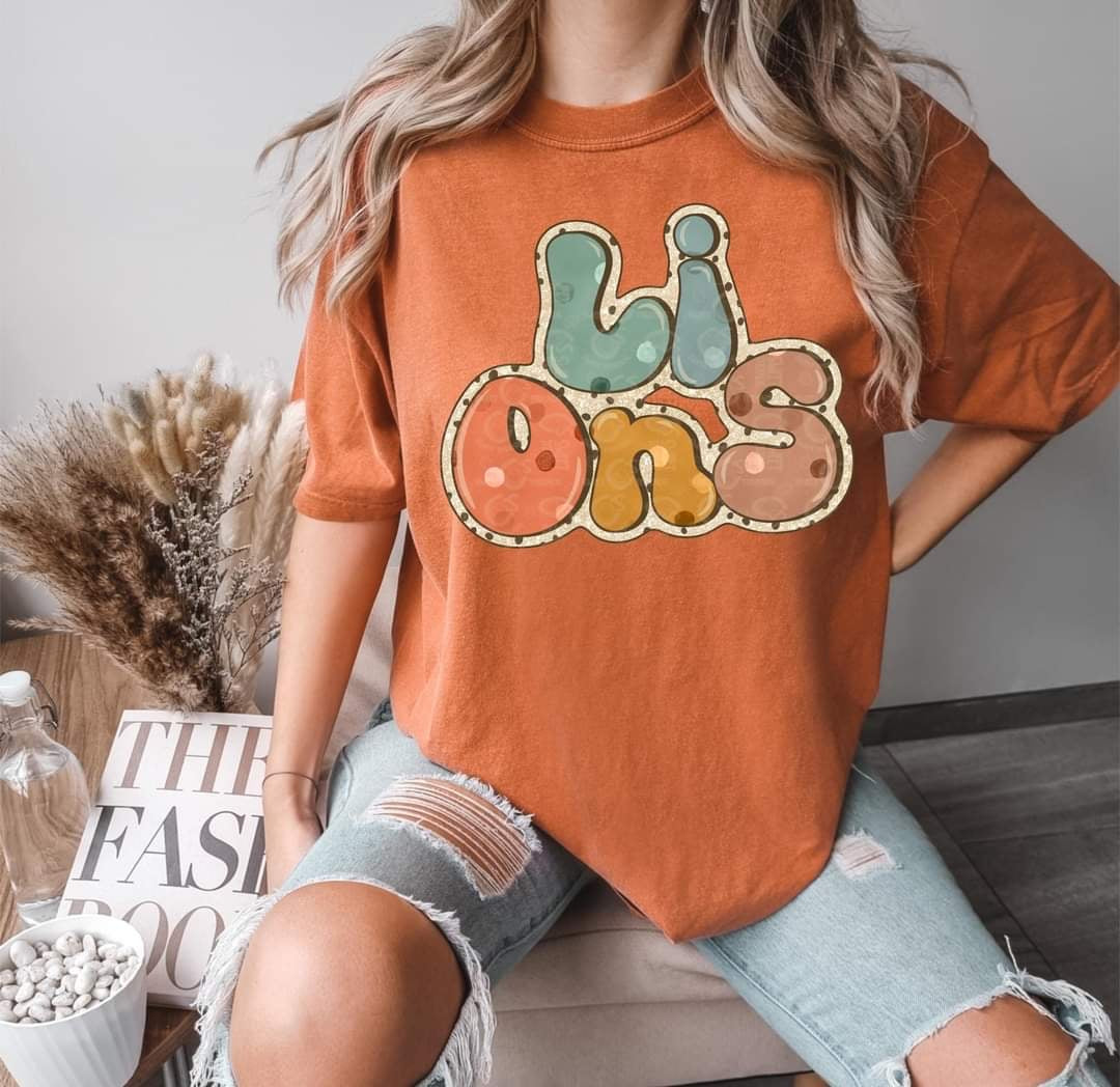 Lions boho (C’s) 60235 DTF transfer