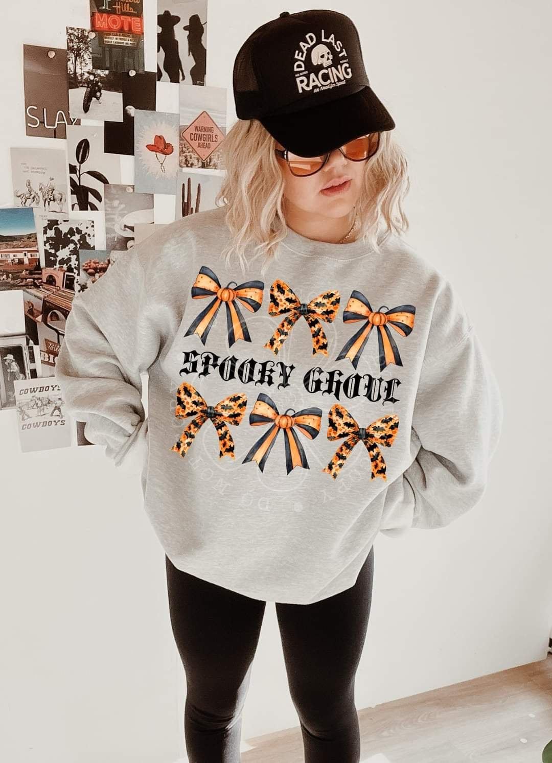 Spooky grave bows (LYTTLE) 58993 DTF transfer