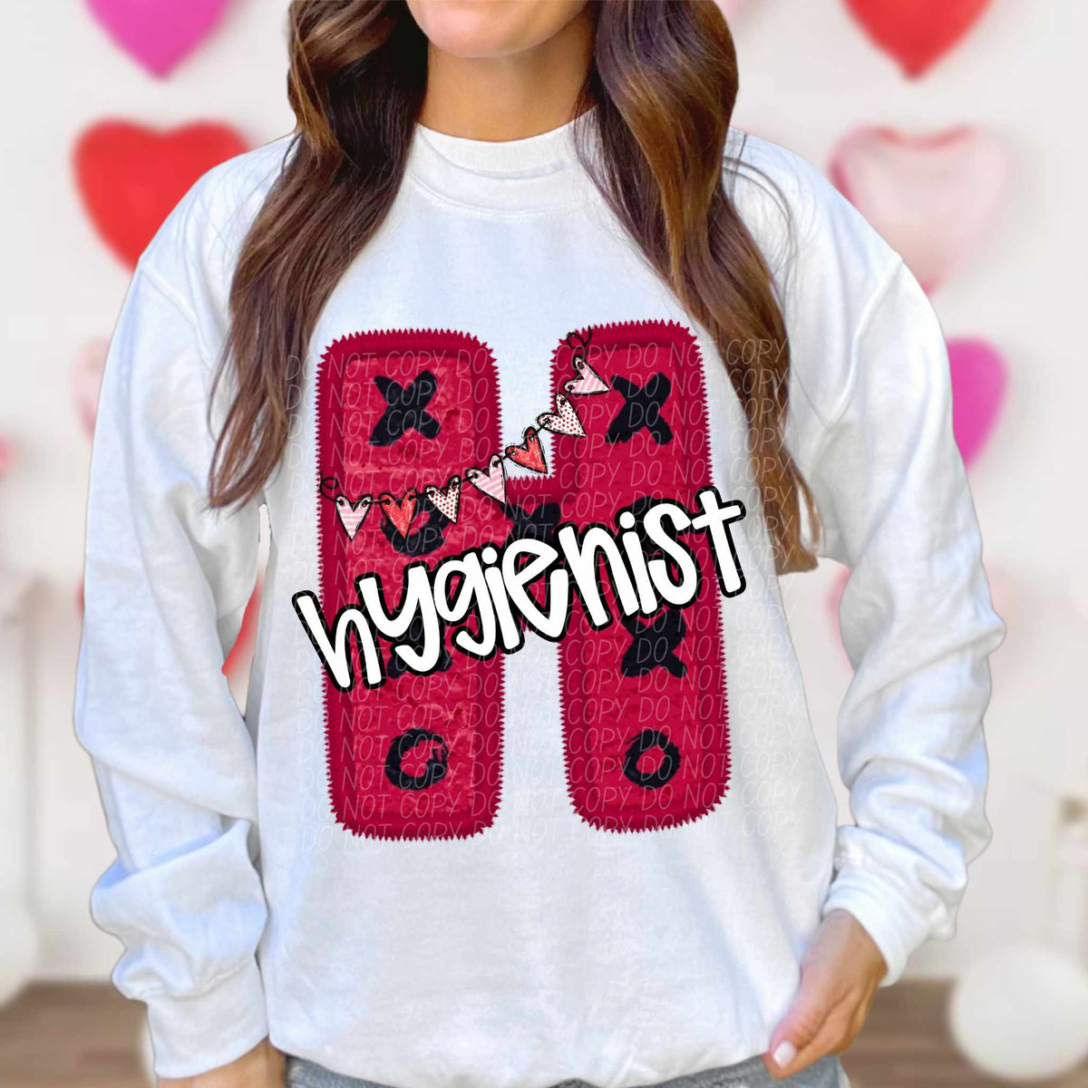 H hygienist valentine (CITY) 79122 DTF transfer