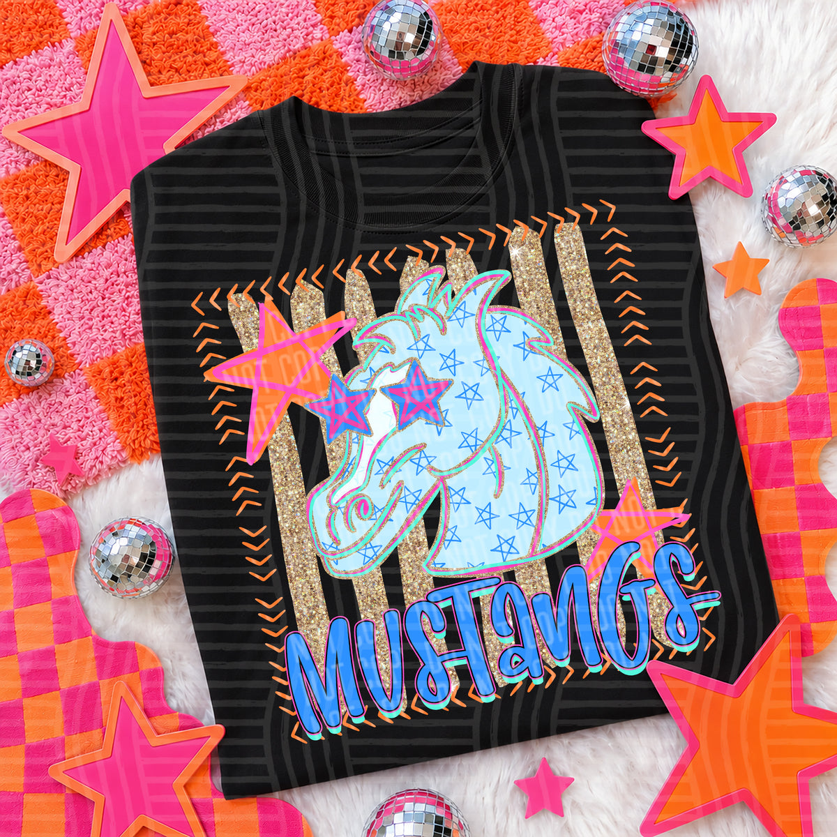 mustangs candy pop (caplinger) DTF transfer