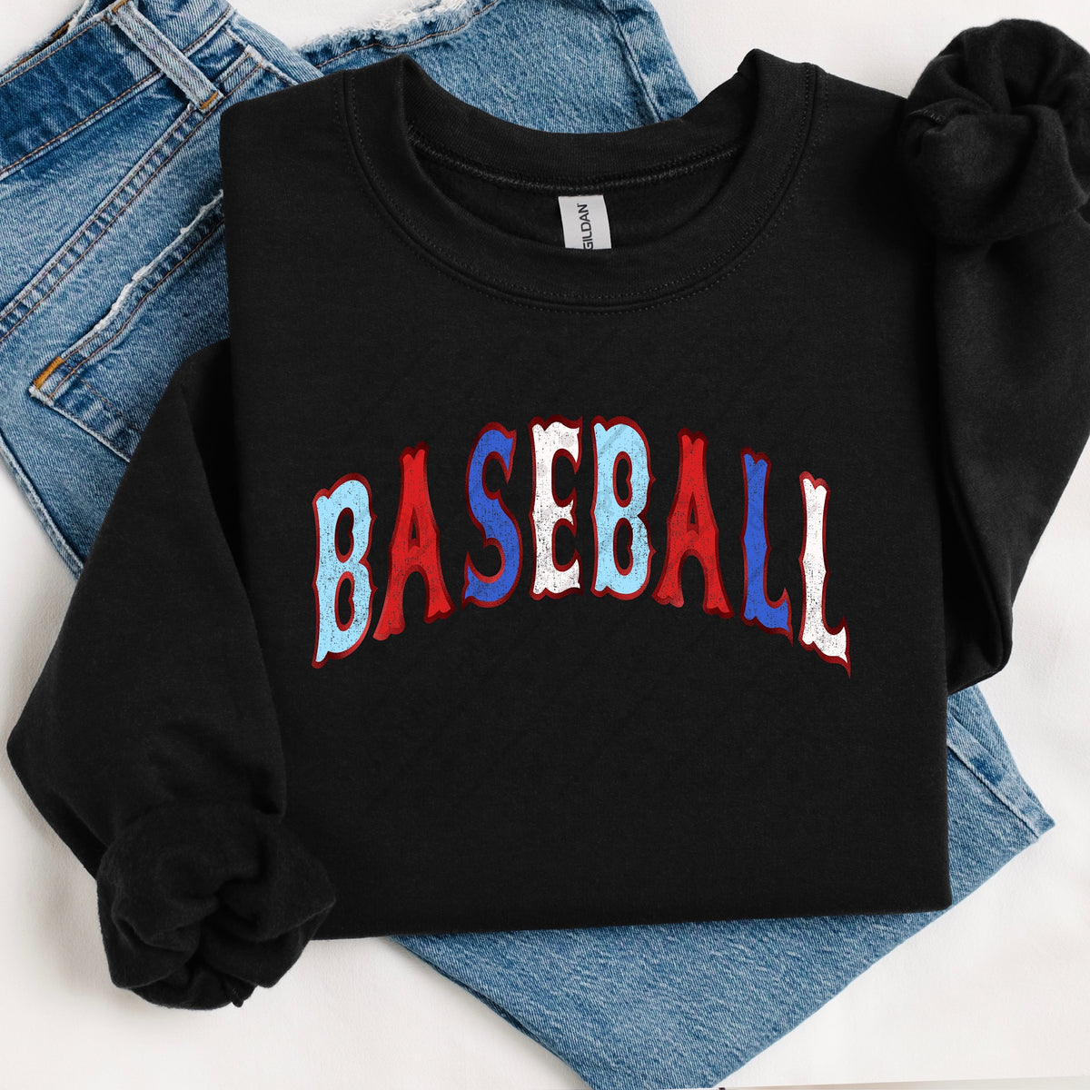 Baseball Varsity font DTF Transfer
