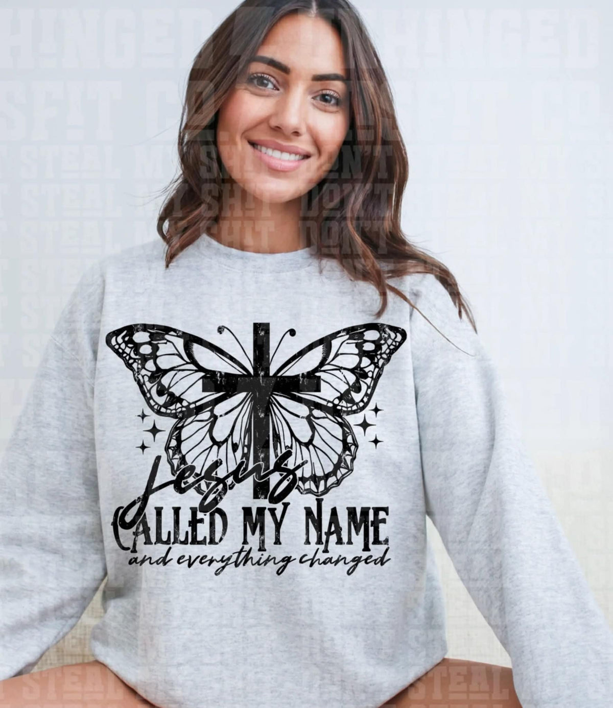 Jesus called my name butterfly (Lyttle) 107351 DTF transfer